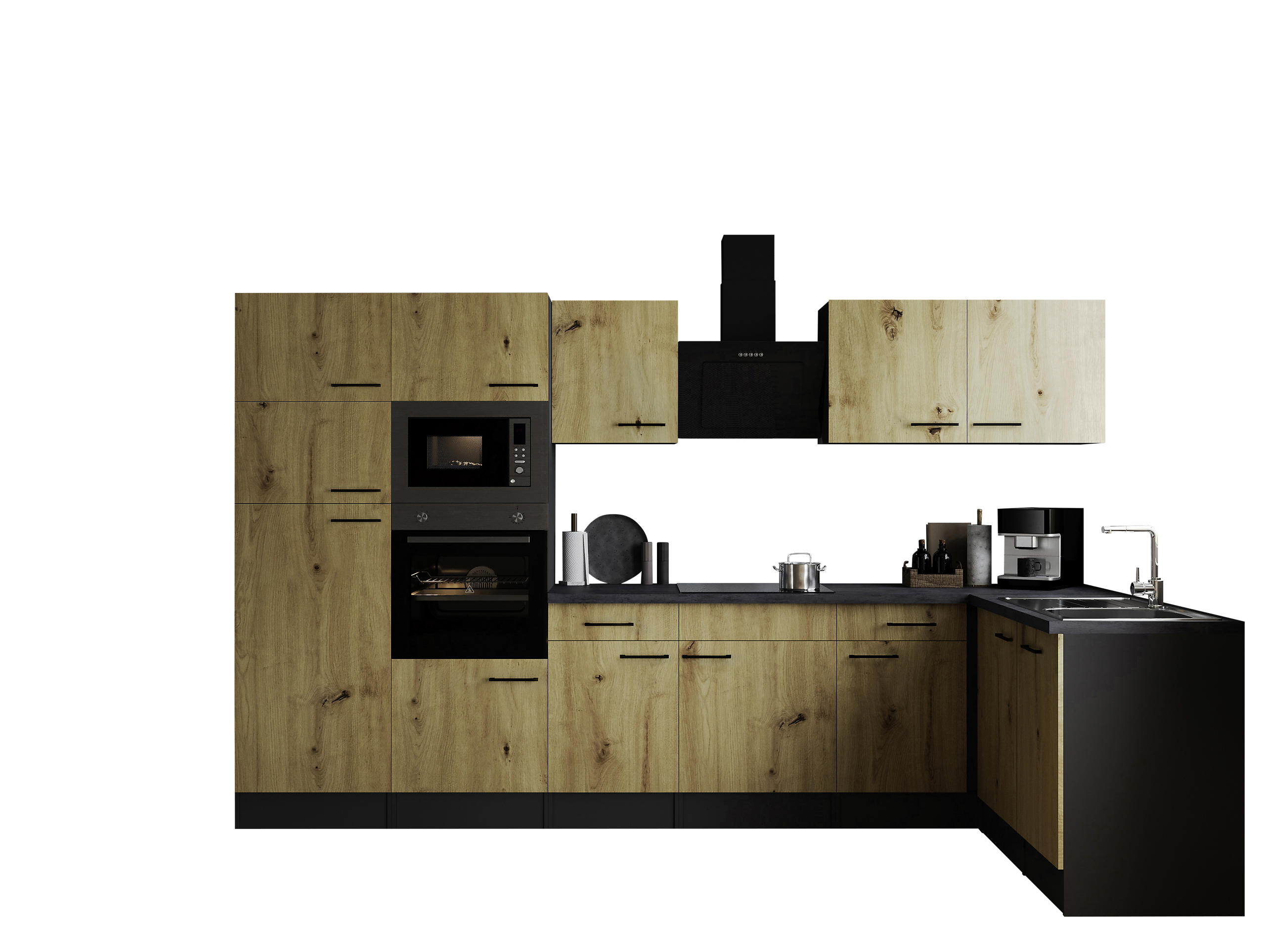 Winkelküche Oliver B/H/T: ca. 340x205x172 cm