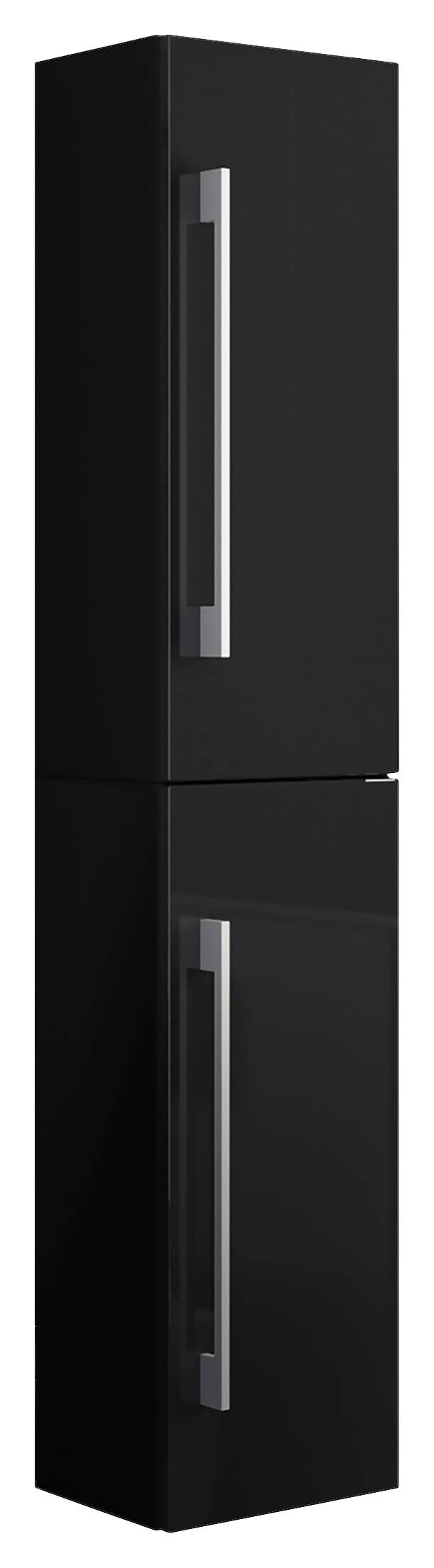 Hochschrank Badinos schwarz B/H/T: ca. 33x150x22 cm