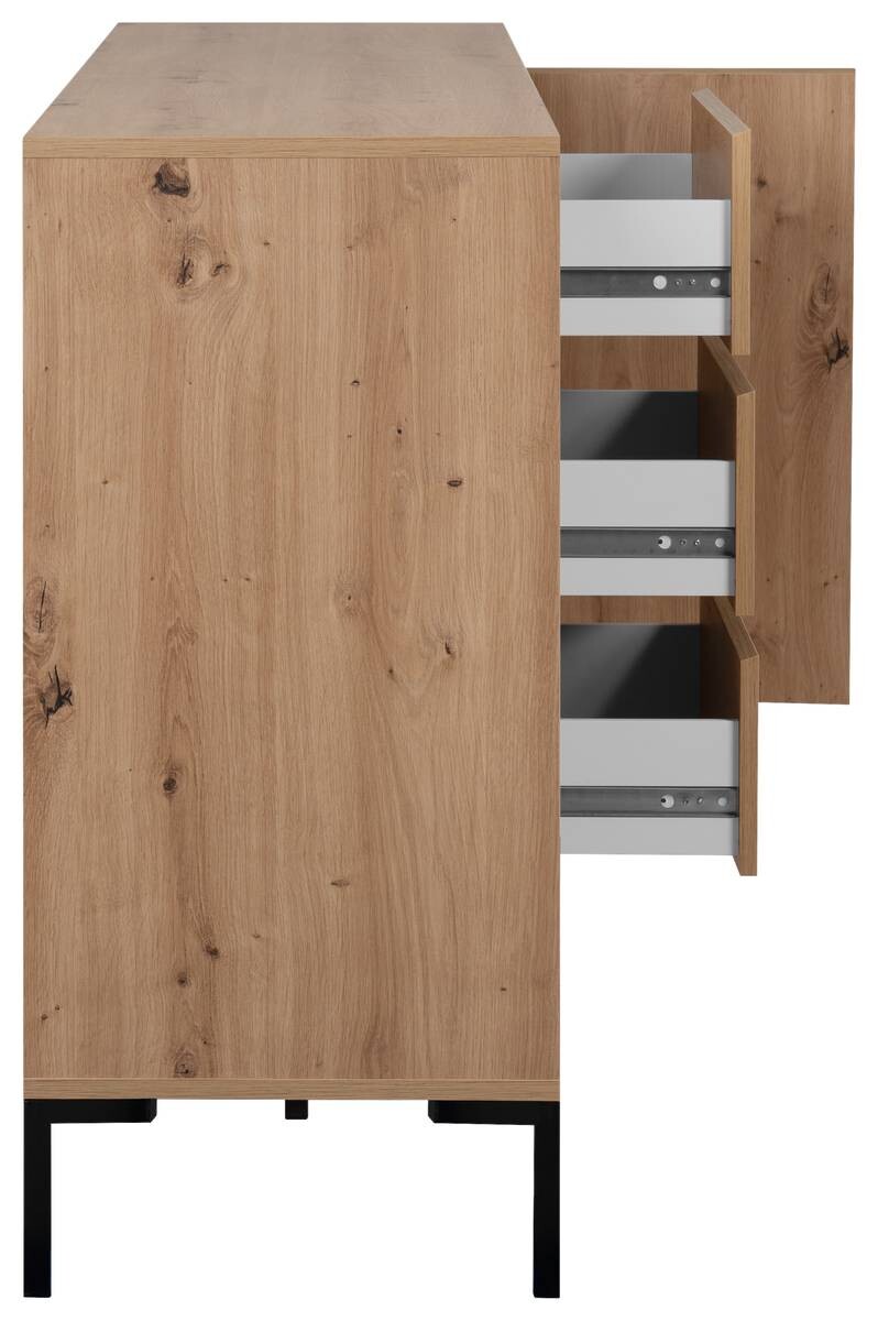 Sideboard Korsika Eiche Artisan Nachbildung B/H/T: ca. 170x87x40 cm