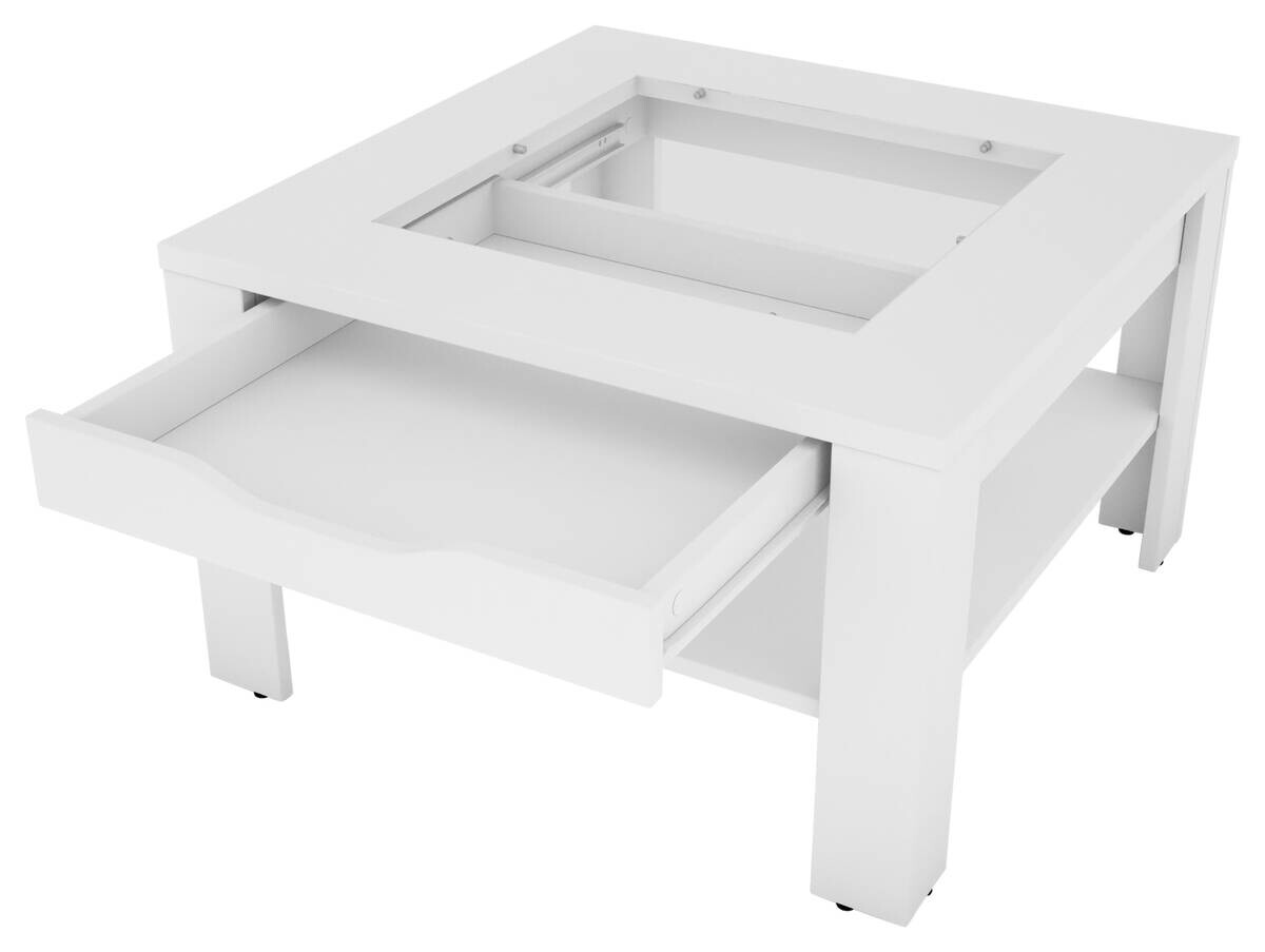 byLIVING Couchtisch RALPH weiß B/H/T: ca. 67x43x67 cm