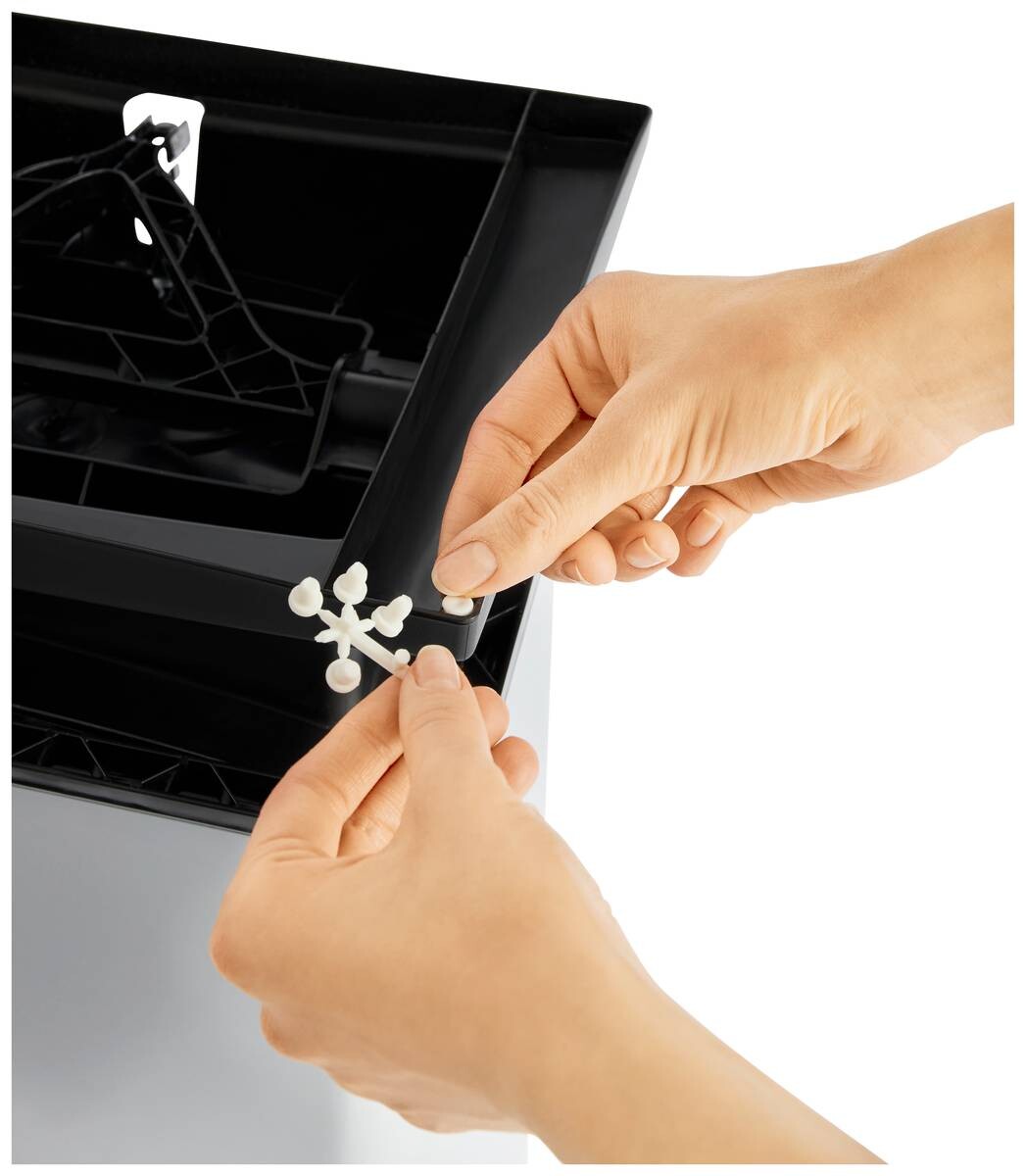 Rotho Treteimer silber B/H/L: ca. 29,5x67,6x35,3 cm