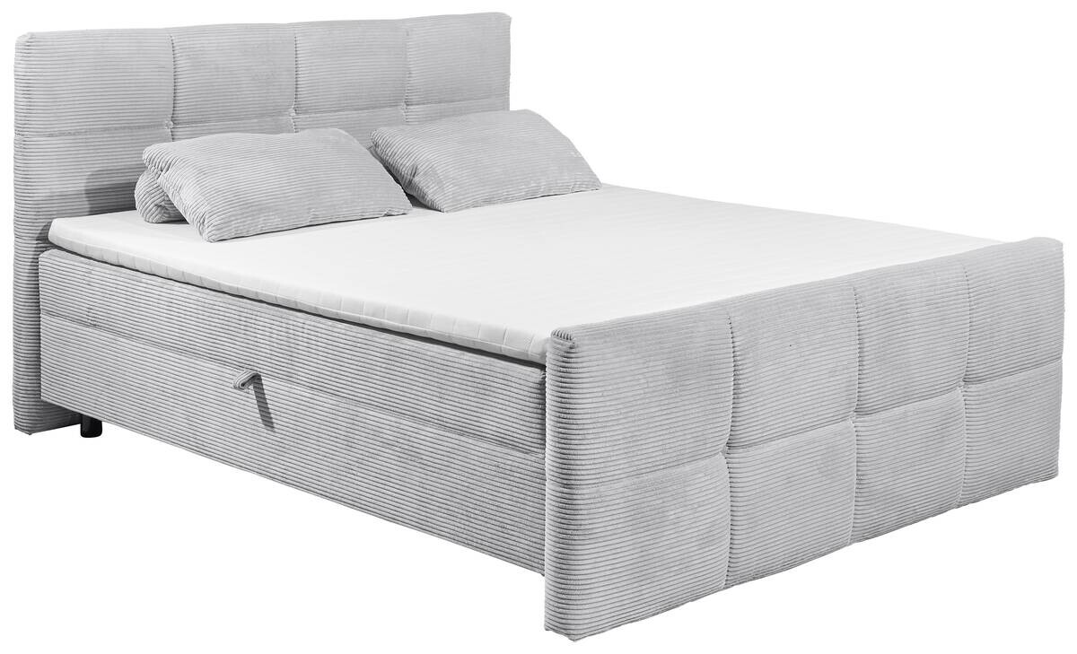 Boxbett Tijuana grau hell B/H/T: ca. 180x112x225 cm