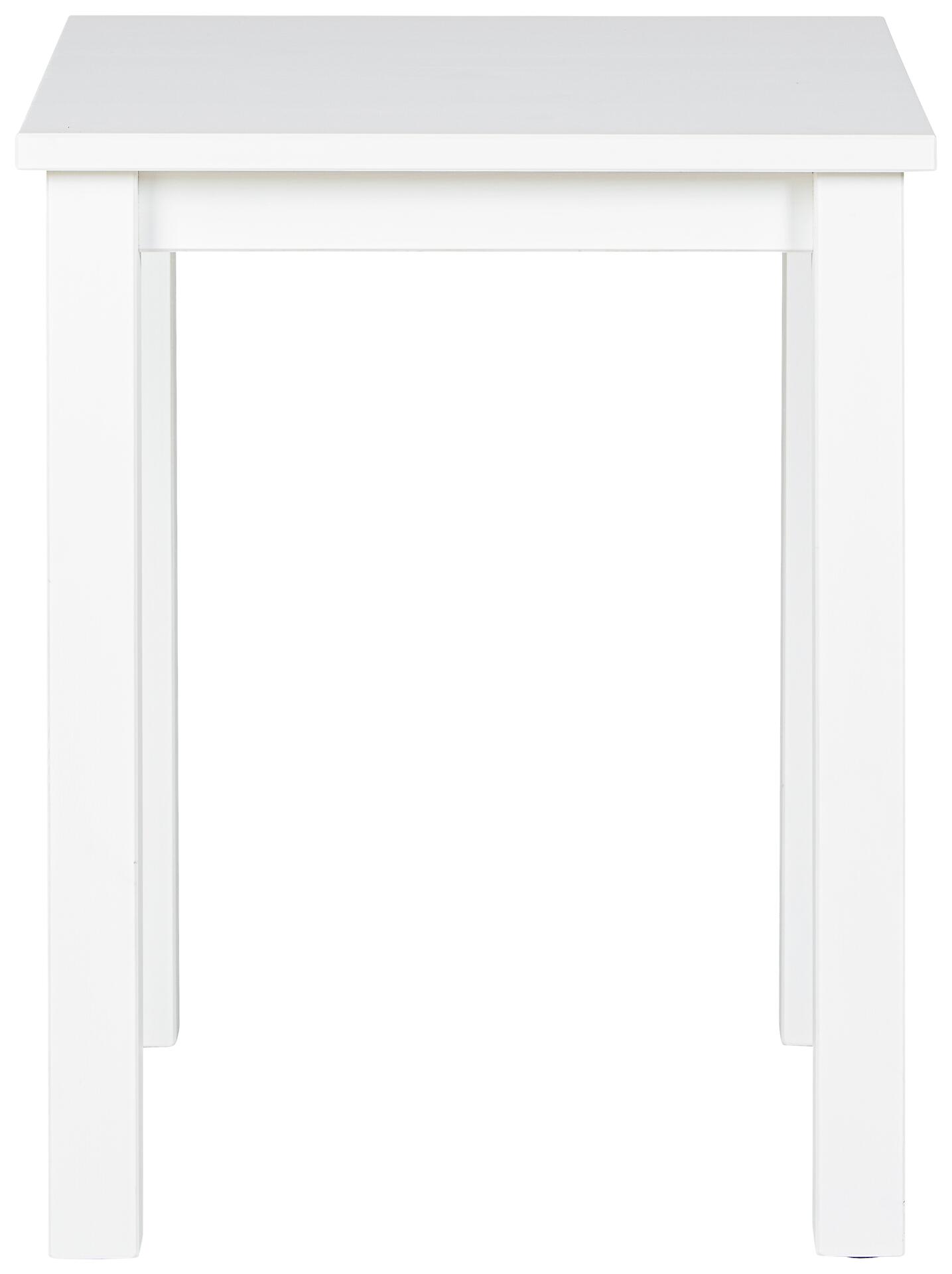 Beistelltisch Asgar weiß B/H/T: ca. 45x55x45 cm