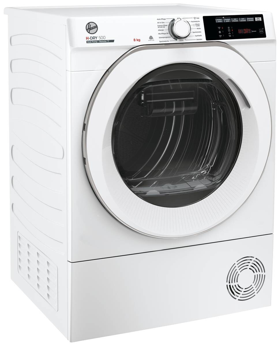 Hoover Wärmepumpentrockner NDEH8A2TCES-84 weiß B/H/T: ca. 60x85x59 cm ca. 8 kg