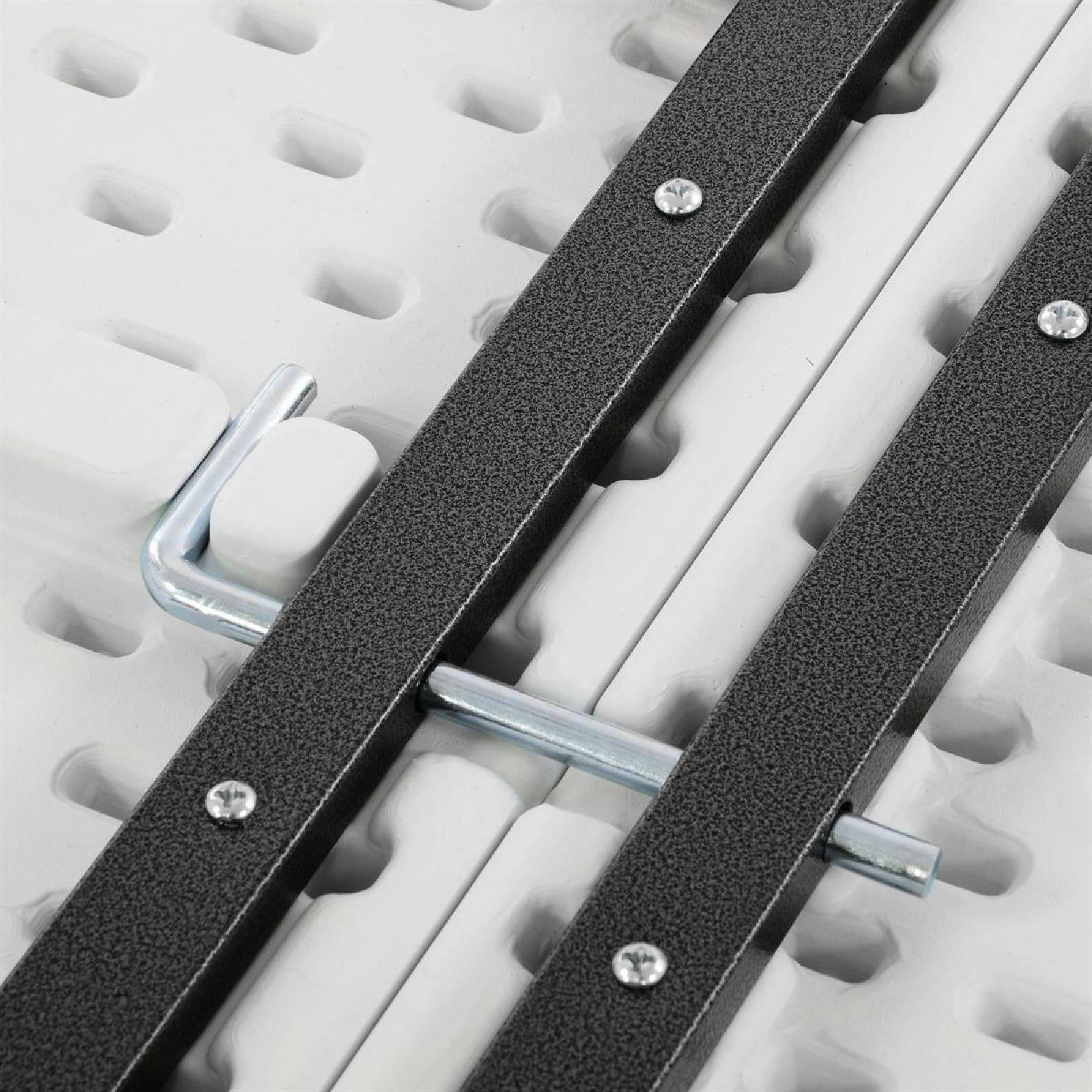 VCM Klapptisch weiß Kunststoff B/H/T: ca. 72x74x180 cm