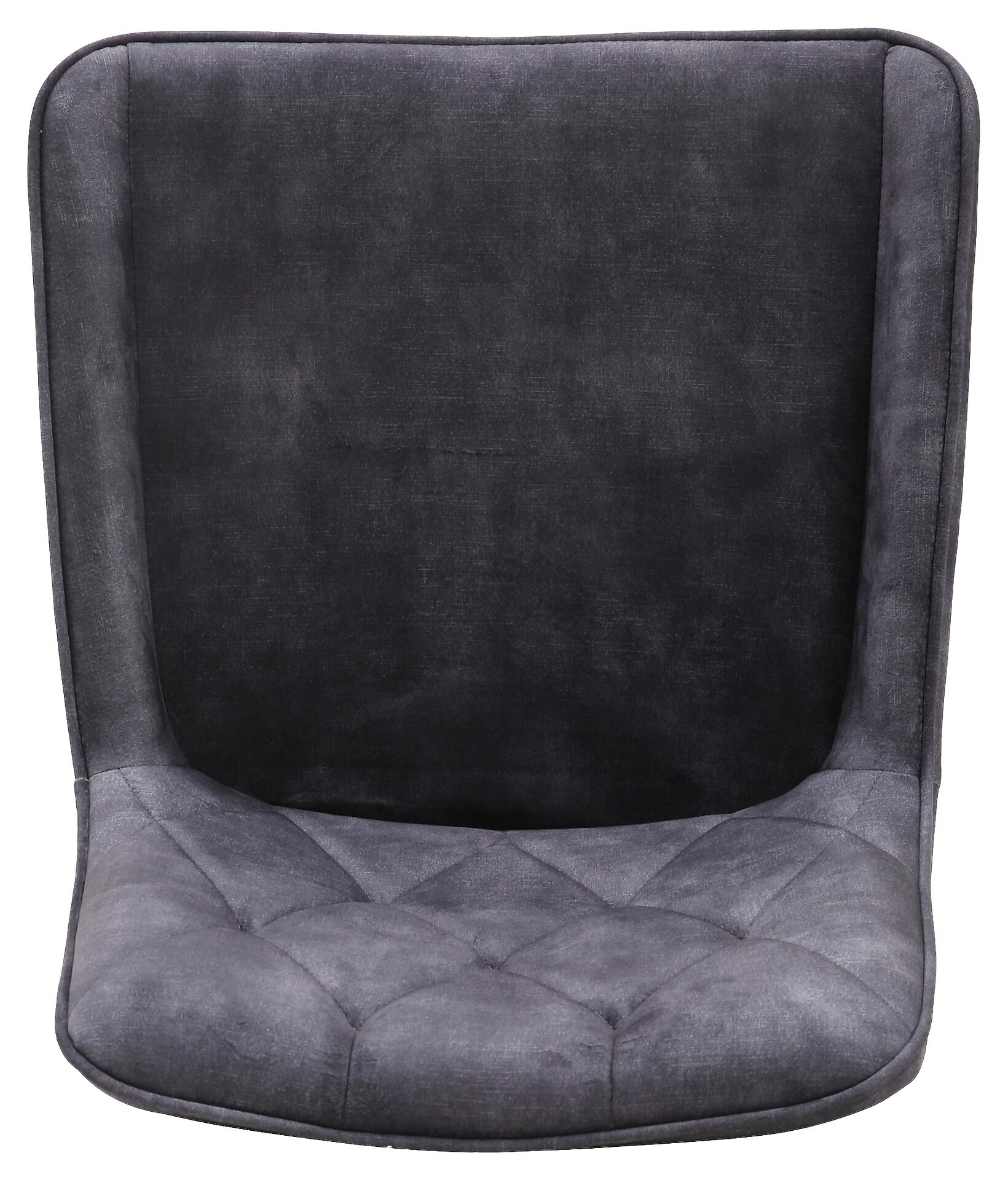 Stuhl Melanie anthrazit Microfaser B/H/T: ca. 48,5x84x57,5 cm