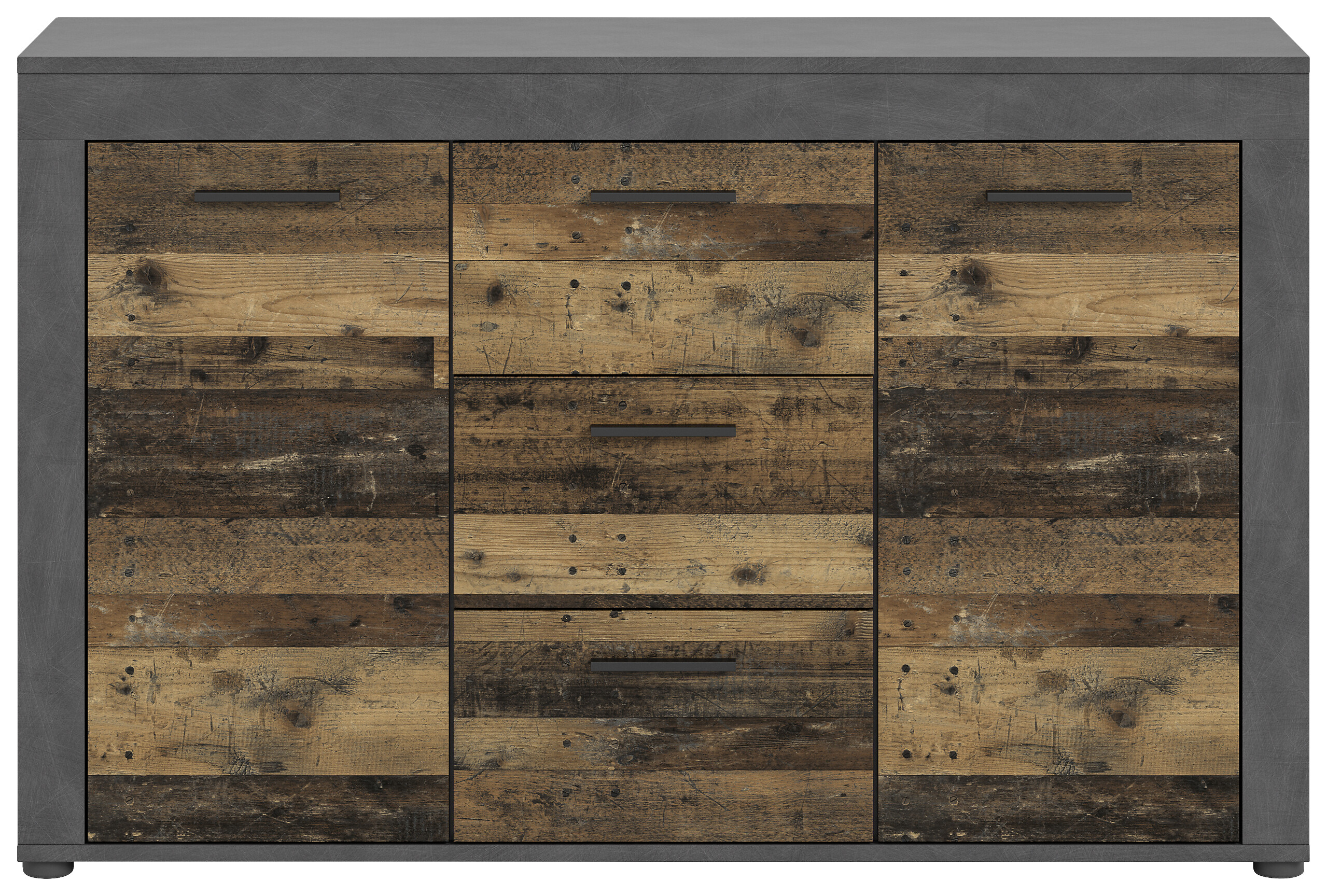 Sideboard Jam Matera Nachbildung Old Wood Nachbildung B/H/T: ca. 80x125x35 cm
