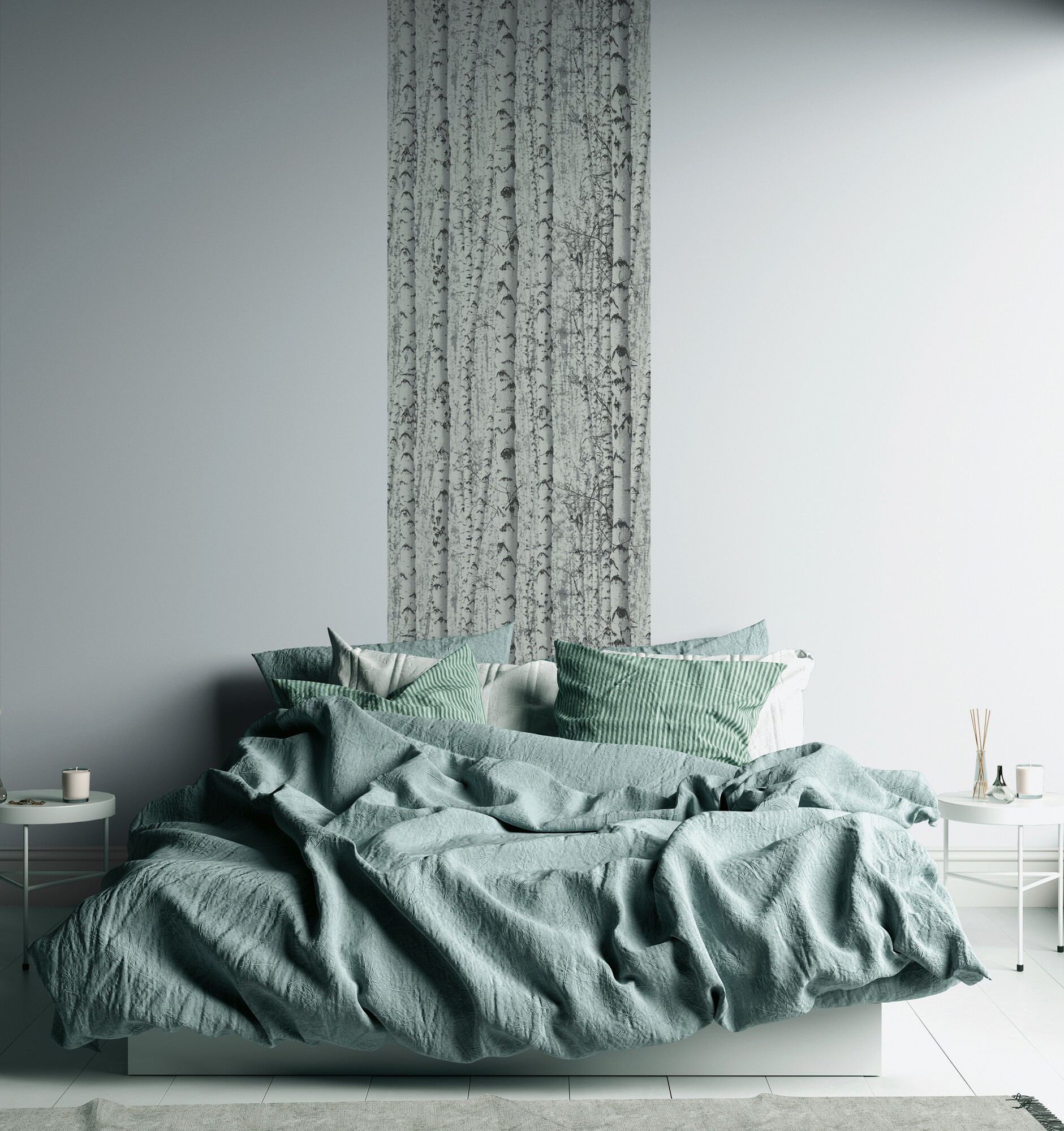 A.S.Creation Tapete grau schwarz weiß B/H/D: ca. 52x250x7,5 cm