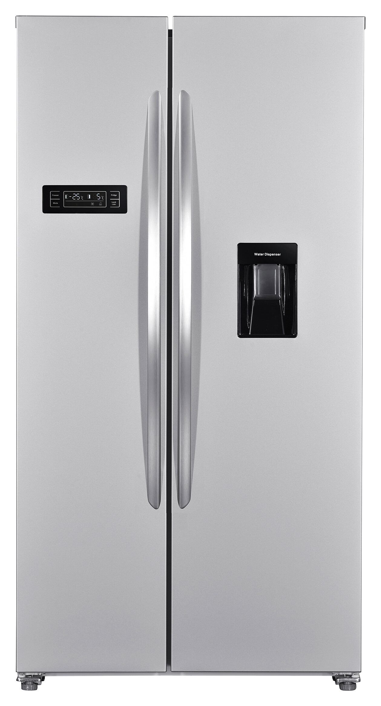 PKM Side-by-Side SBSKS6.15E Inox B/H/T: ca. 90x177x66 cm