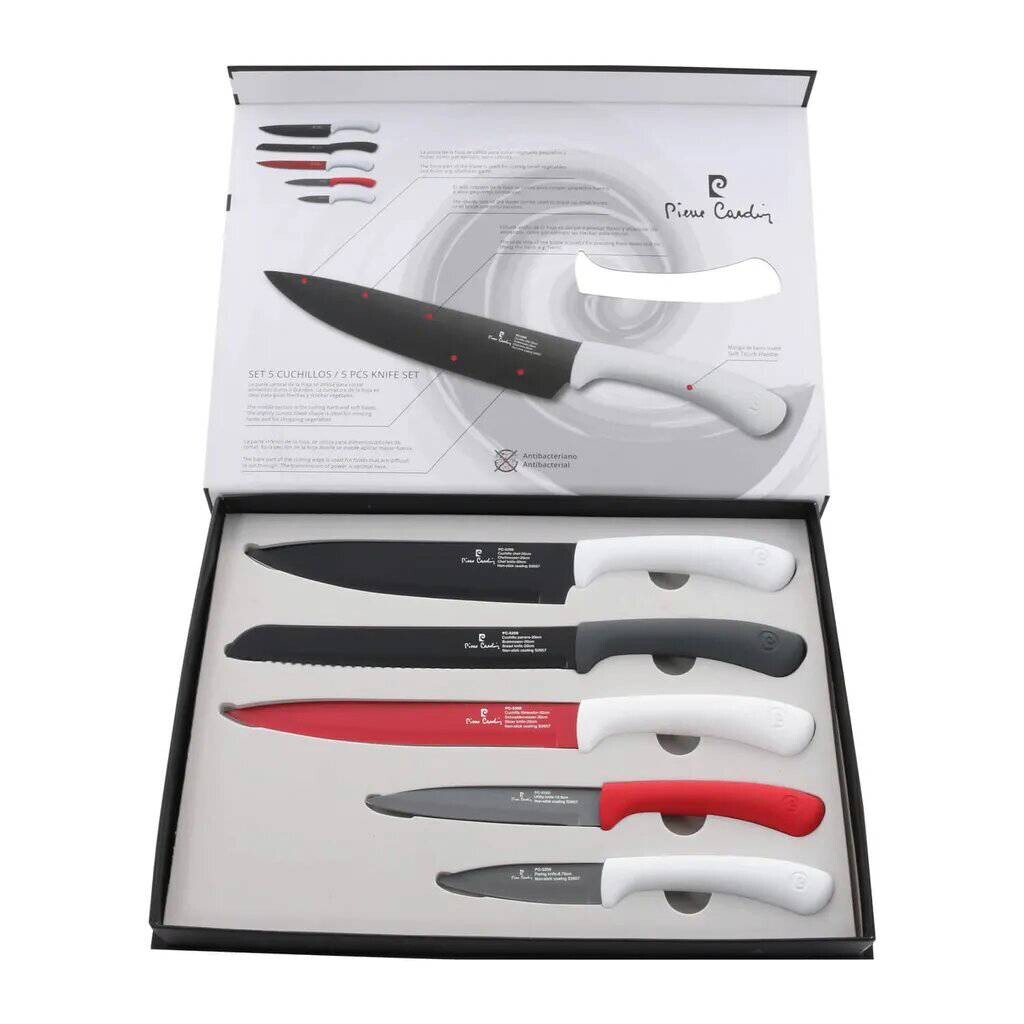 PIERRE CARDIN Messerset bunt Edelstahl 5 tlg.