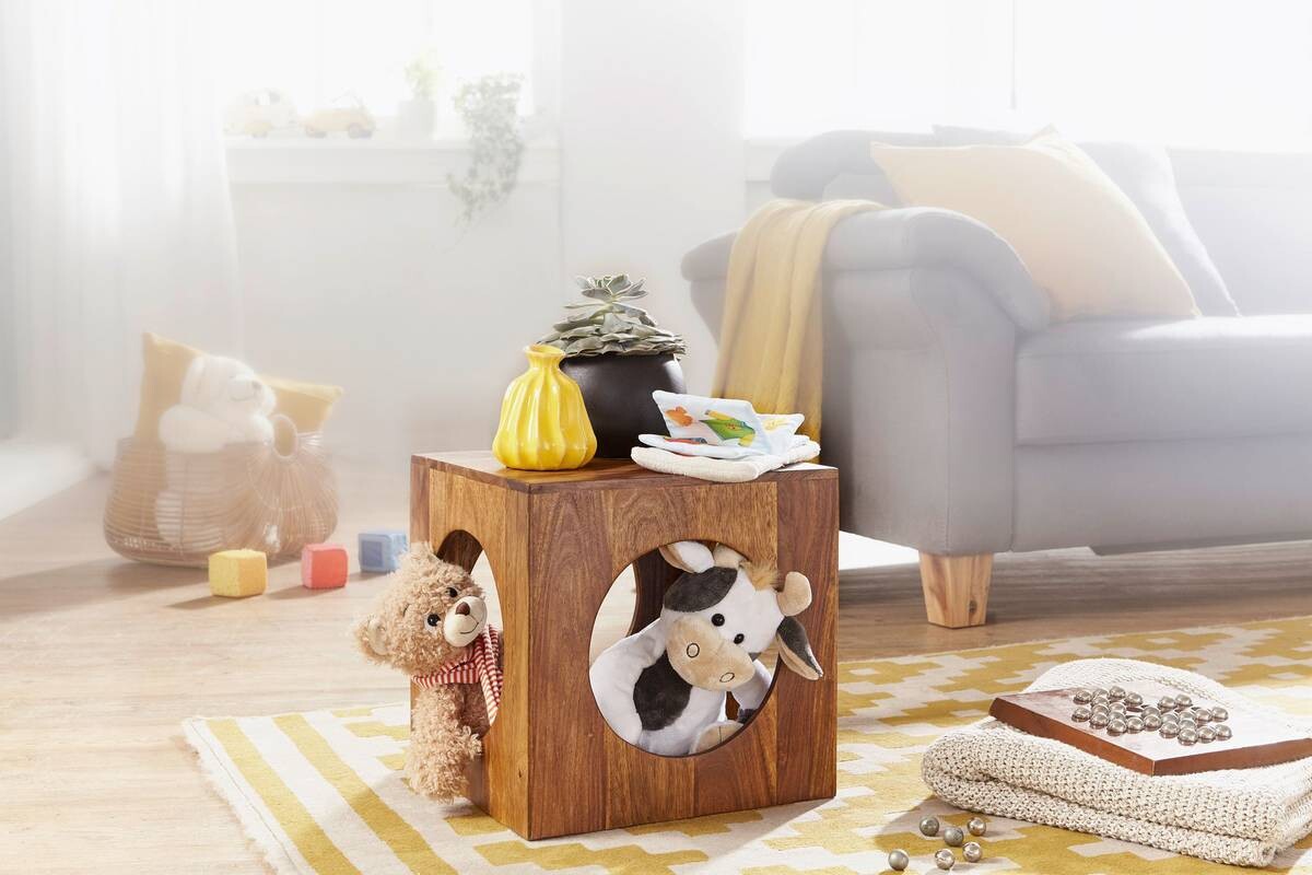 Beistelltisch rosenholz Holz B/H/T: ca. 35x35x35 cm