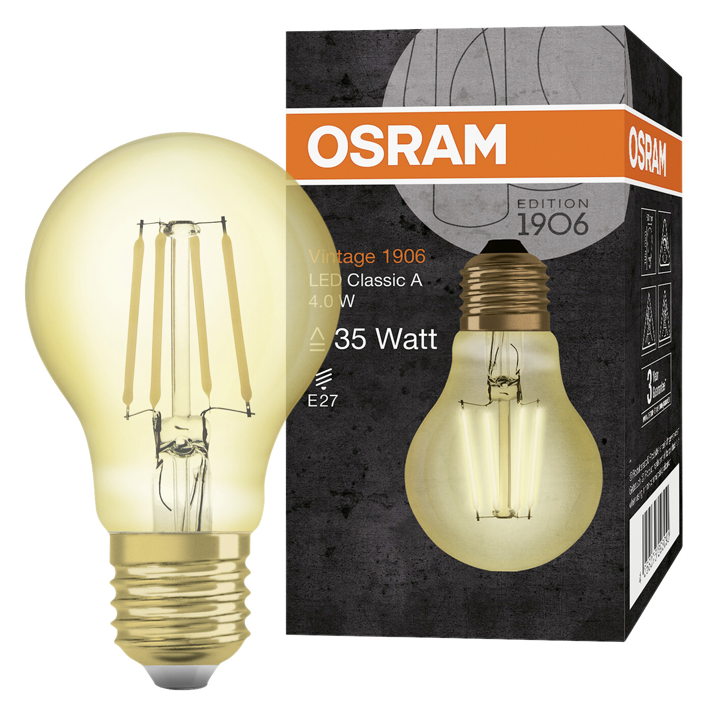 OSRAM Tropfenlampe AC32390 E27
