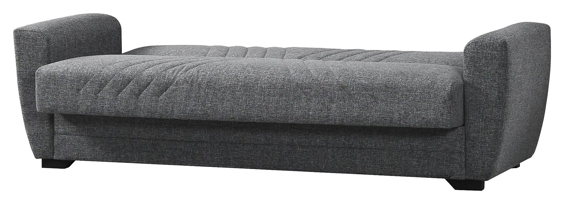 Schlafsofa Alanya grau Microfaser B/H/T: ca. 227x91x83 cm