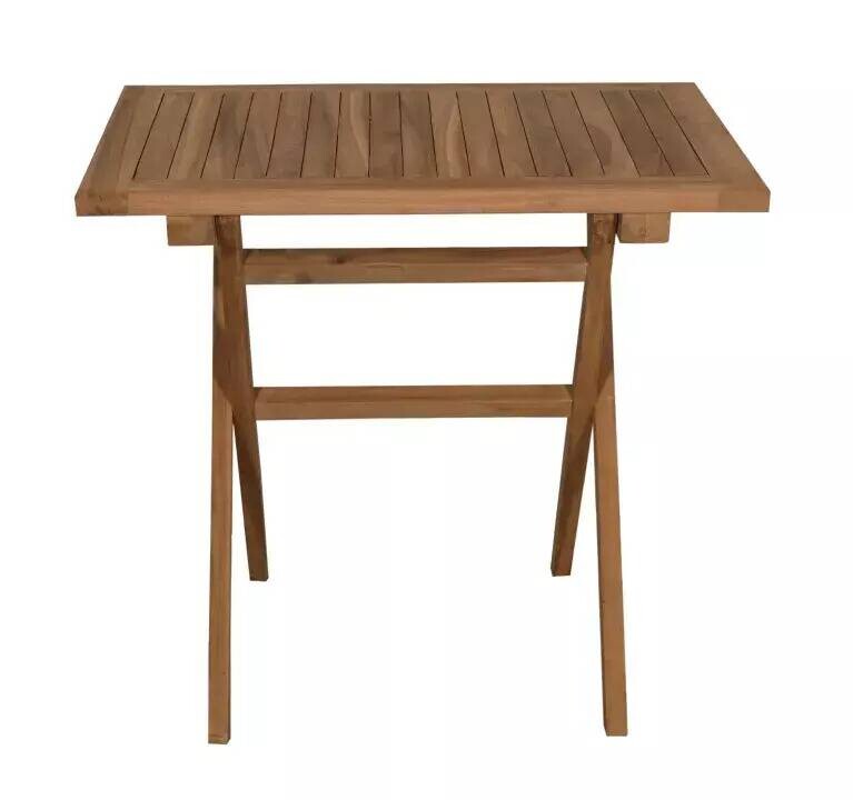 deVries Tisch Woodie natur Teakholz B/H/L: ca. 60x75x60 cm