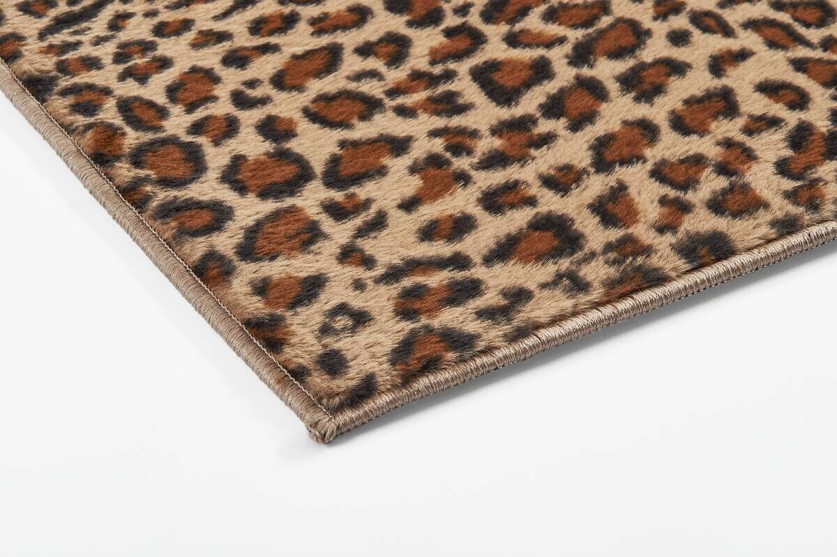 Fellimitat Leo braun B/L: ca. 120x160 cm