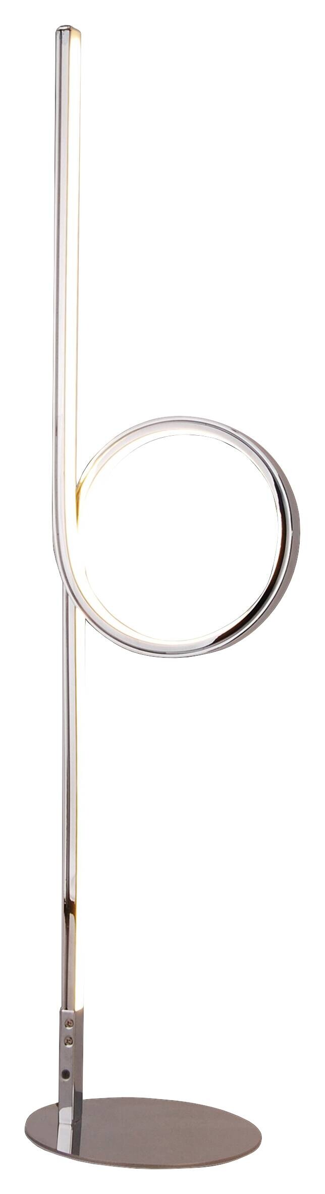 Näve Leuchten Tischleuchte 3115442 Chrom Metall Kunststoff B/H/T: ca. 14x65x14 cm null 1 Brennstellen