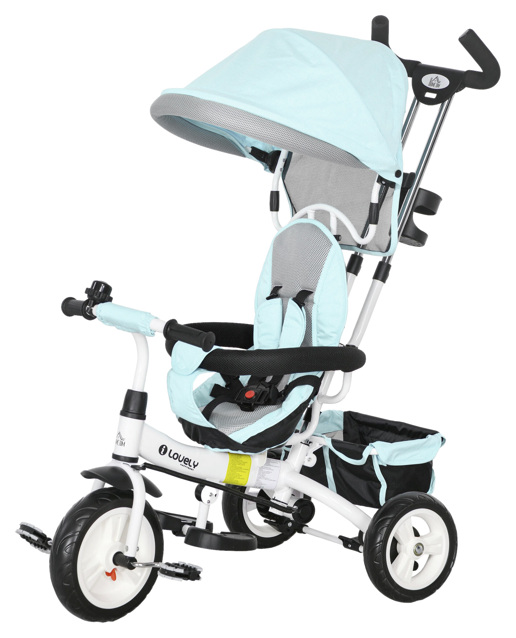 HOMCOM Kinderdreirad grün B/H/L: ca. 50x106x95 cm