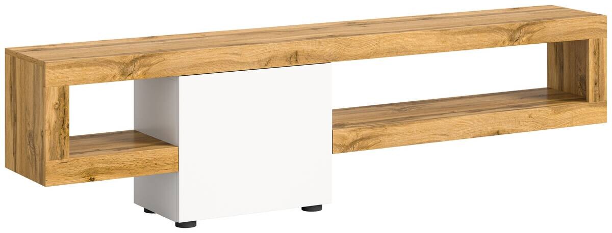 Lowboard Samba weiß Eiche Wotan Nachbildung B/H/T: ca. 190x51x30 cm