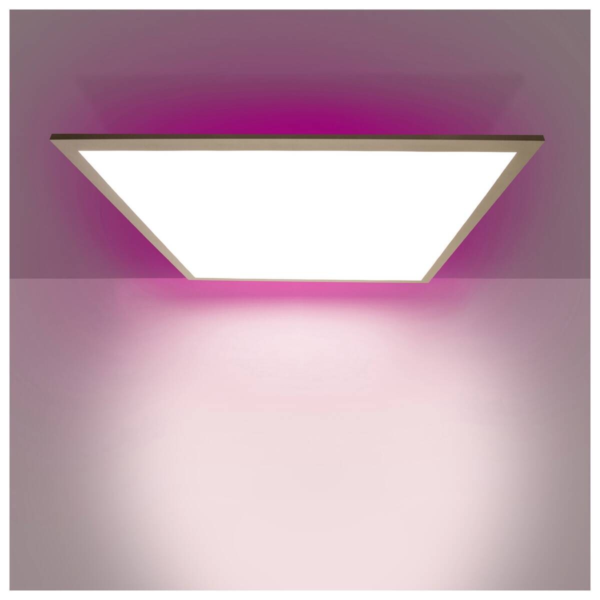Näve Leuchten LED-Panel 1382161 multicolor Kunststoff Metall B/H/T: ca. 45x6x45 cm 2 Brennstellen