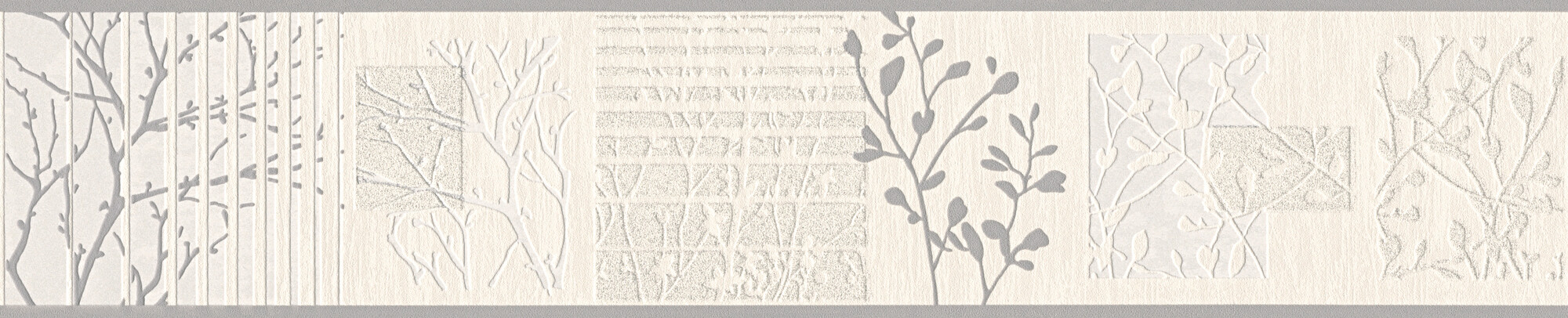 A.S.Creation Bordüre beige silber B/H/D: ca. 13x500x8 cm