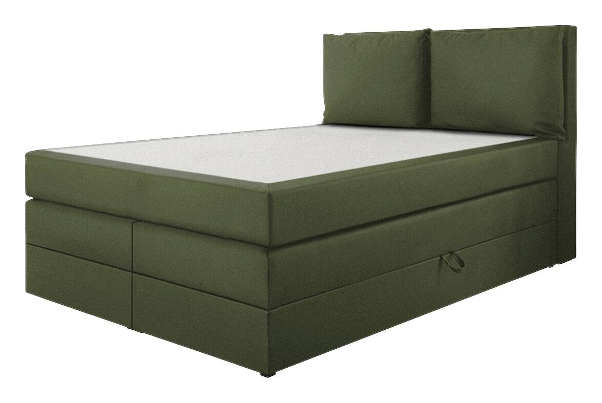 Boxspringbett Lissy olive Liegefläche B/L: ca. 140x200 cm