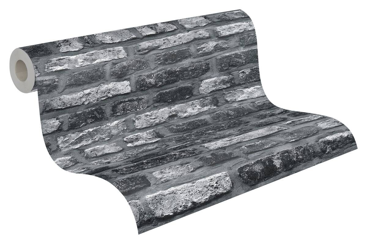 A.S.Creation Vliestapete schwarz B/H/D: ca. 53x1005x8,5 cm