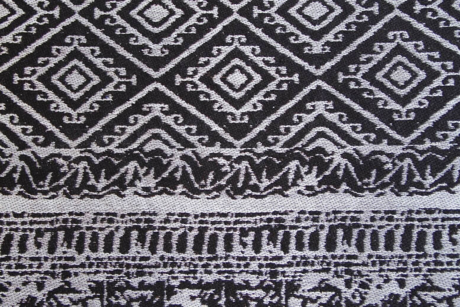 Kayoom Flachgewebeteppich Sunny 110 schwarz B/L: ca. 160x230 cm