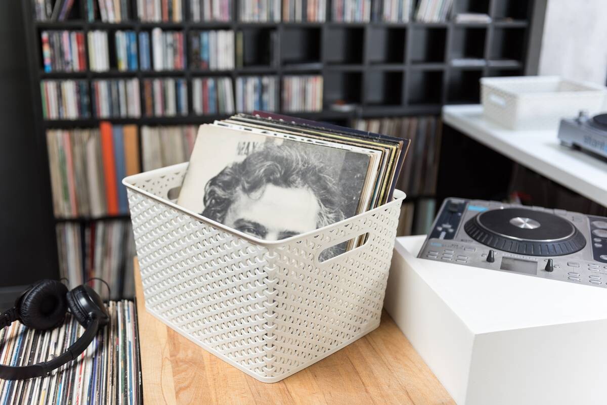 Curver Aufbewahrungskorb creme B/H/L: ca. 29,5x22x33,5 cm