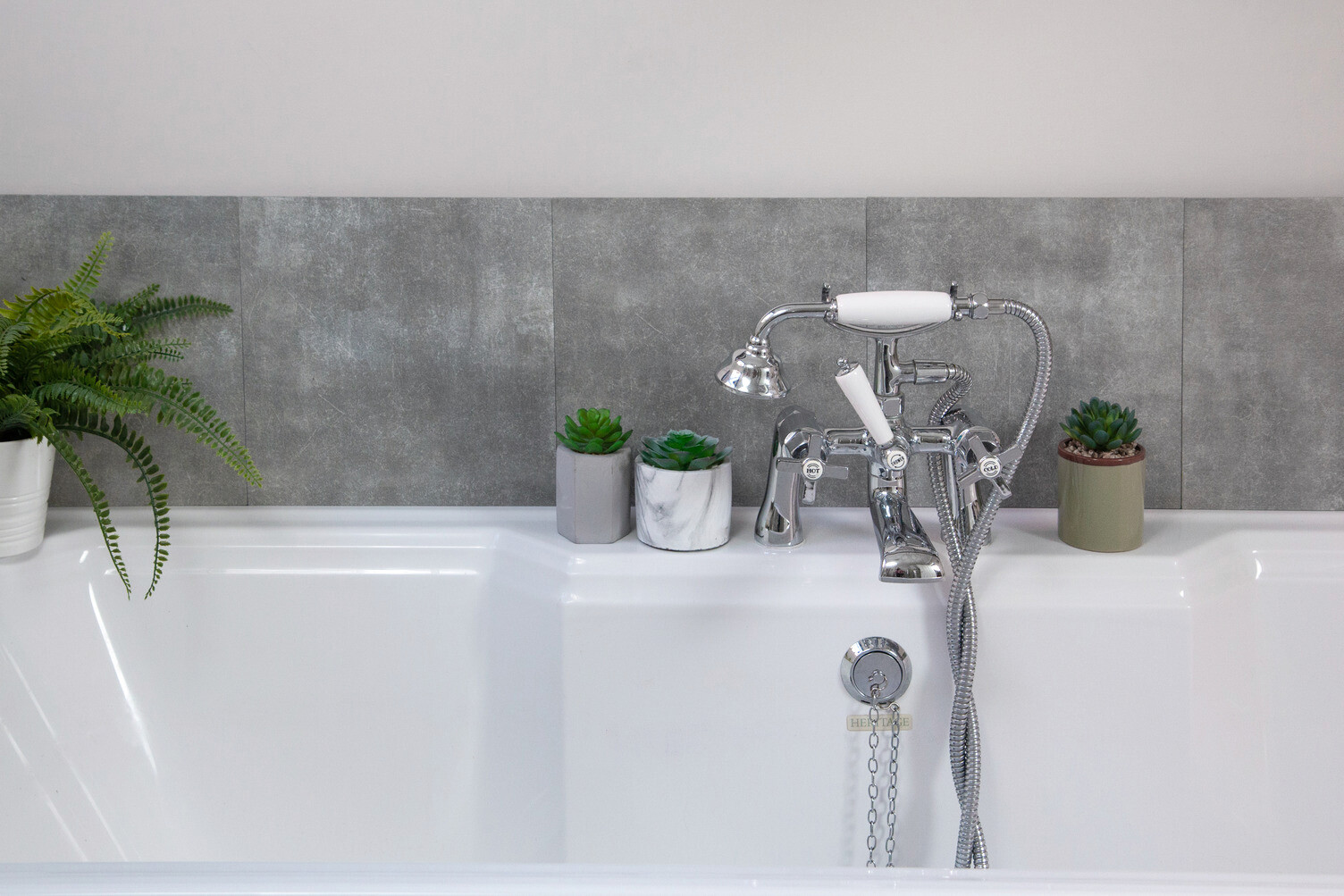 d-c-fix Wandfliese selbstklebend grau B/L: ca. 30,5x30,5 cm