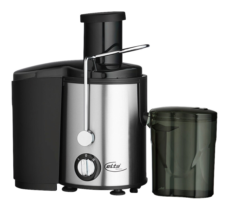 Elta Entsafter PJ-450 schwarz silber Kunststoff Metall B/H/L: ca. 19x31x27 cm