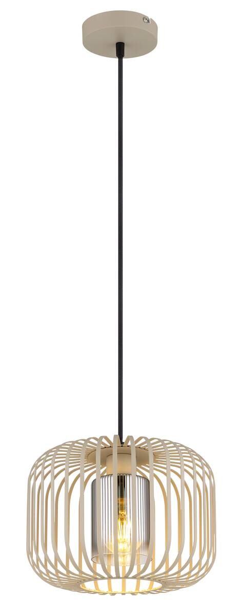 GLOBO Pendelleuchte Metall H/D: ca. 120x28 cm E27 1 Brennstellen