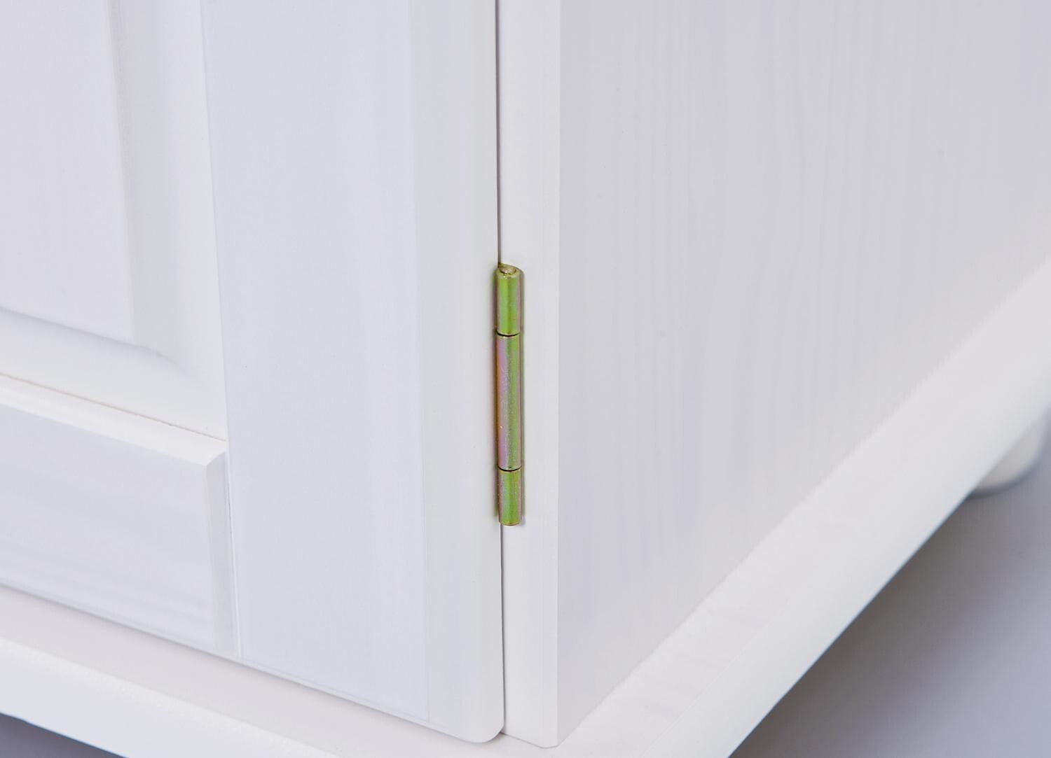 Buffet Siena weiß lackiert Kiefer B/H/T: ca. 130x198x43 cm