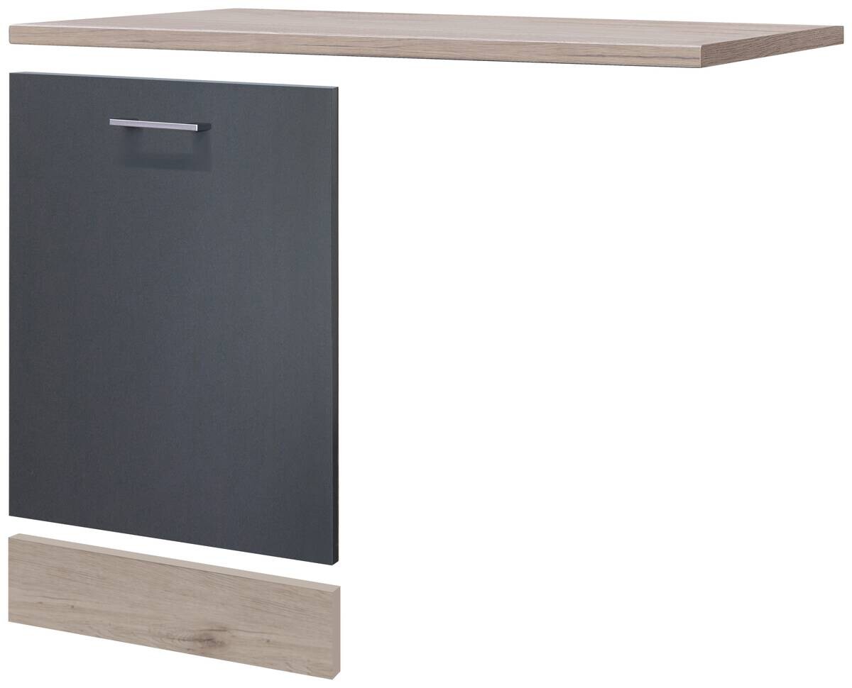 Geschirrspüler- Frontset Morena grau matt B/H/T: ca. 110x85x60 cm