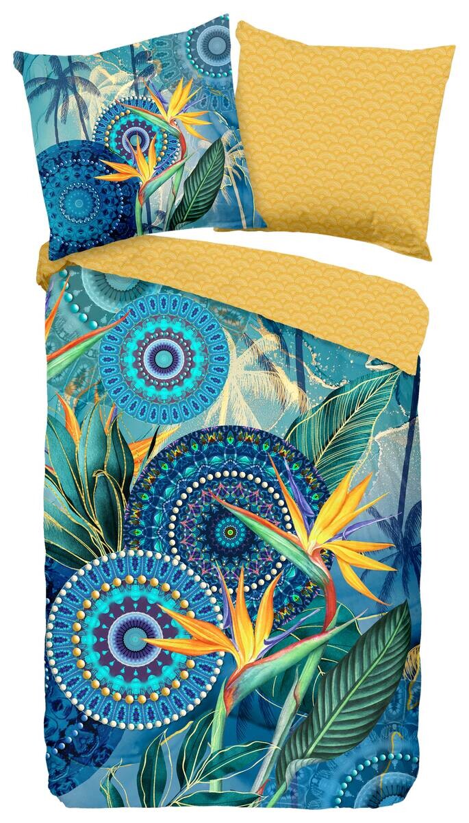 Baumwoll Bettwäsche Novia Satin Multi Baumwolle B/L: ca. 155x220 cm