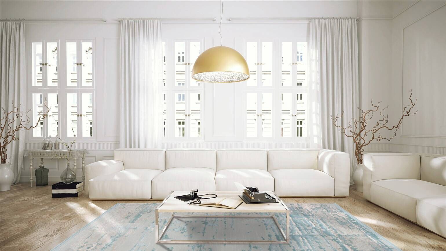 Arte Espina Kurzflorteppich Queen 100 hellblau B/L: ca. 80x150 cm