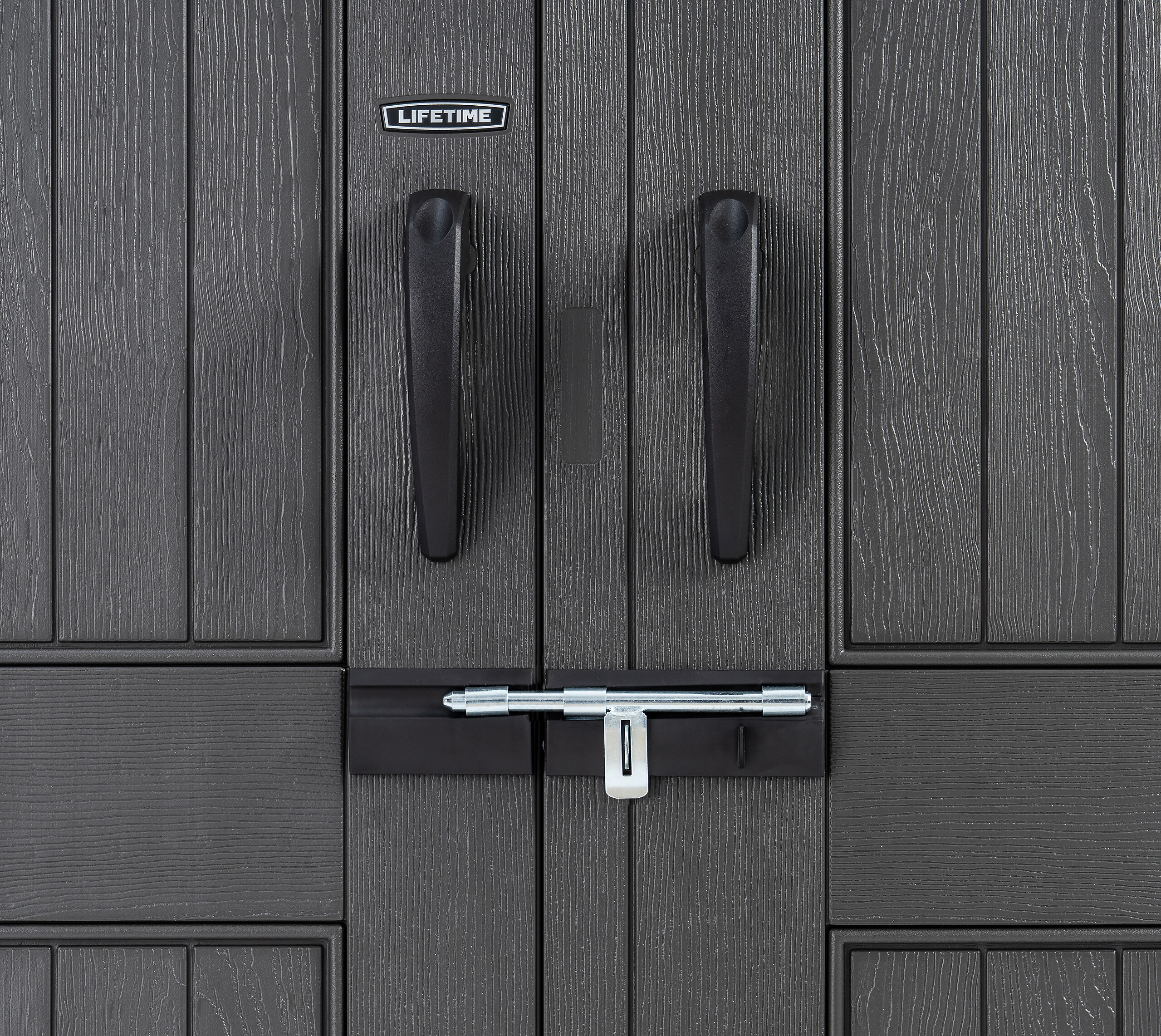 Lifetime Gerätehaus Utah grau B/H/L: ca. 206,2x264,4x426,5 cm