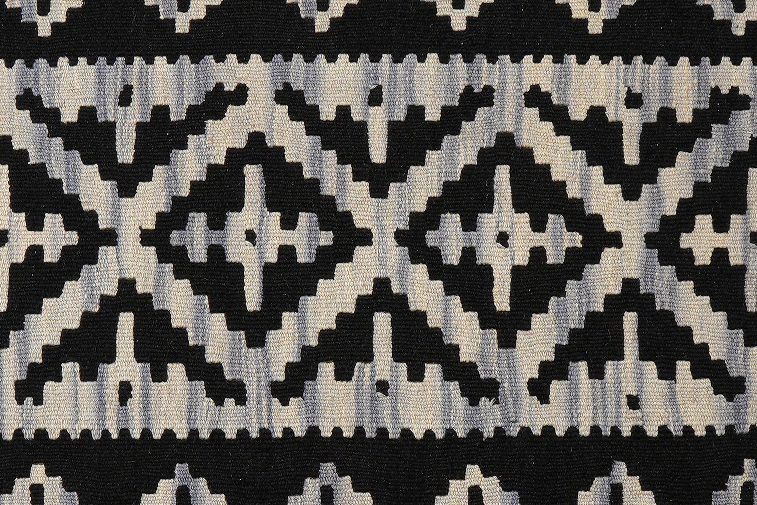 PersaTepp Teppich Kelim Gashgai schwarz B/H/L: ca. 83x1x293 cm