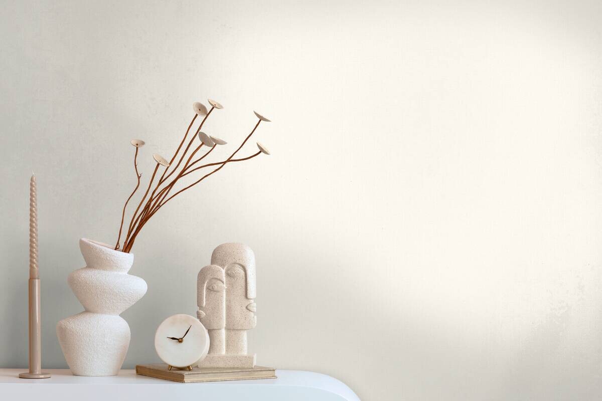 A.S.Creation Vliestapete Black & White Uni weiß B/L: ca. 53x1005 cm