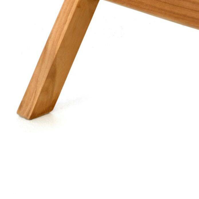 VCM Balkontisch braun Teakholz H/T/D: ca. 75x15x80 cm