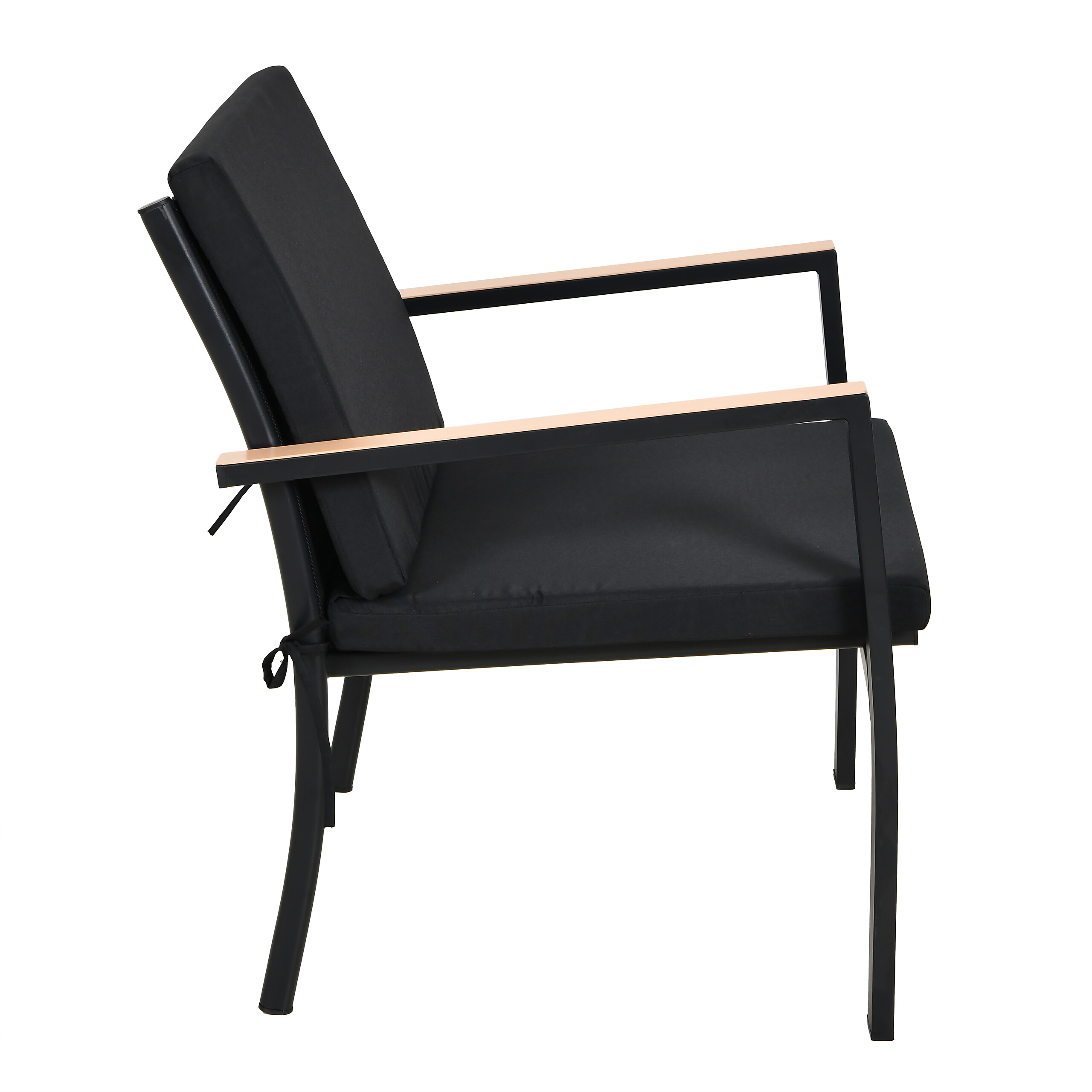 POCOline Gartensitzgruppe Grafon schwarz Stahl