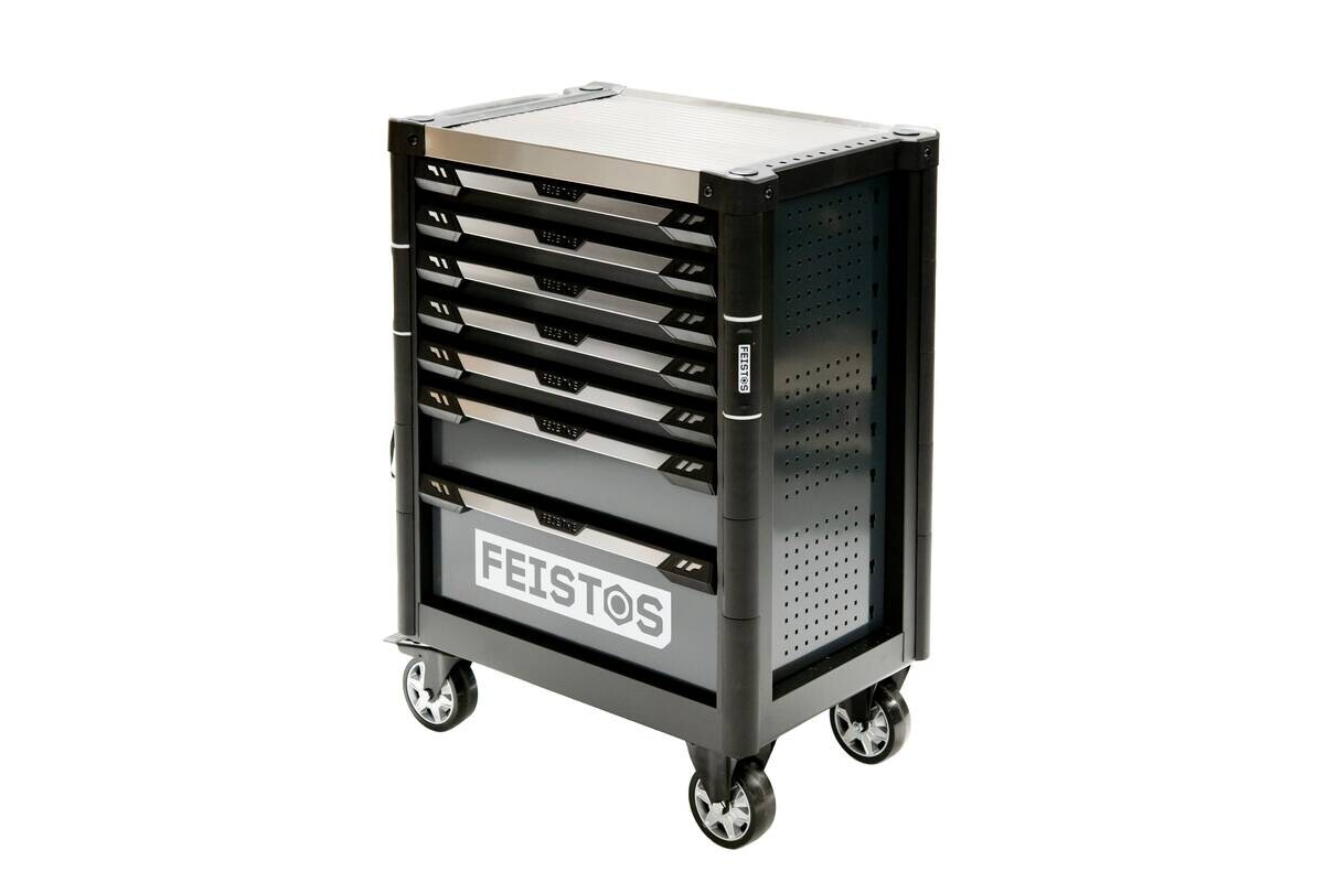 Werkstattwagen Mento schwarz B/H/L: ca. 73x98x48 cm