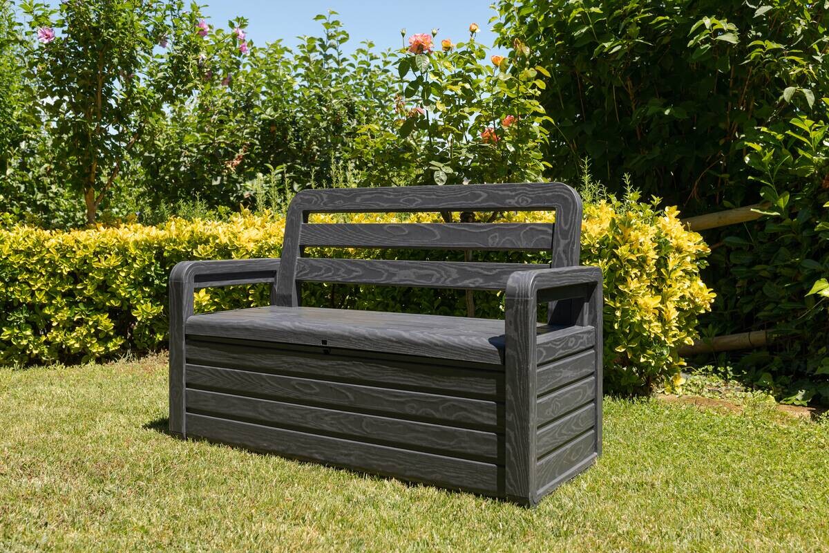 Toomax Gartenbank Foreverspring schwarz Kunststoff B/H/L: ca. 58x89x133 cm Toomax Gartenbank Foreverspring schwarz Kunststoff B/H/L: ca. 58x89x133 cm
