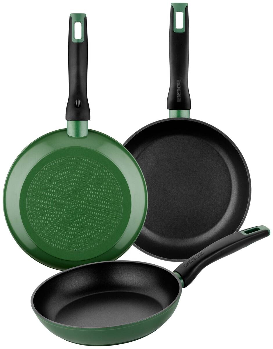 Monix Pfannenset FOREST schwarz Aluminium 3 tlg.