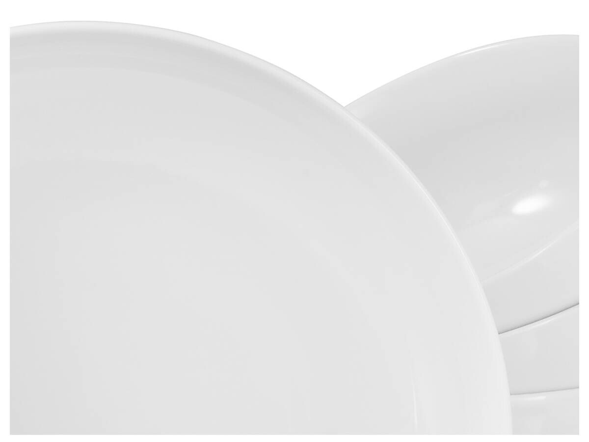 CreaTable Teller-Set Allround Weiss weiß Porzellan