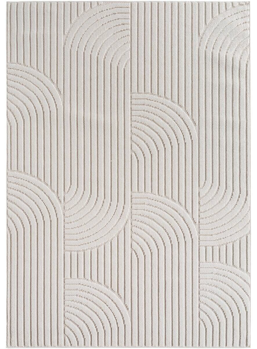 Ayyildiz Kurzflorteppich HELIX creme B/H/L: ca. 200x0,7x290 cm