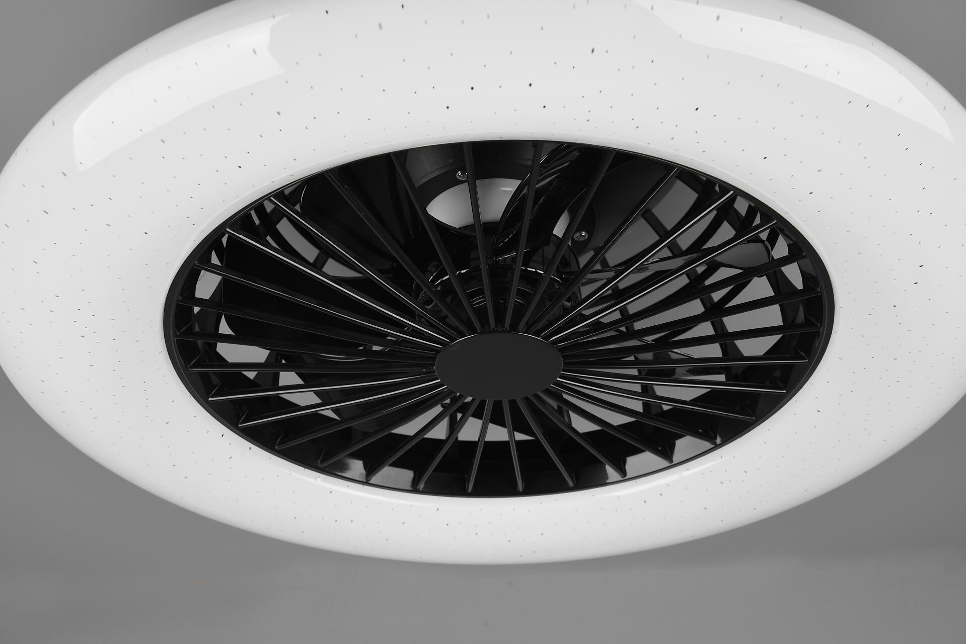 Reality Deckenleuchte Stralsund schwarz weiß Kunststoff H/D: ca. 16x50 cm