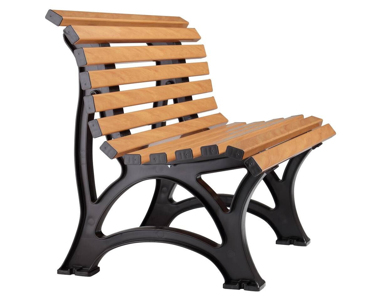 Blome-Tillmann Gartenbank Amrum braun Kunststoff B/H/L: ca. 120x80x64 cm