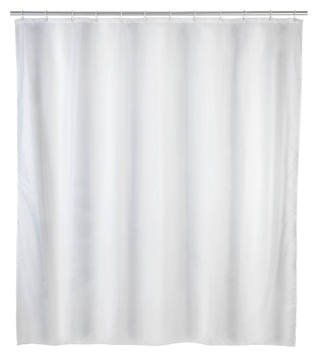 WENKO Duschvorhang weiß Kunststoff B/L: ca. 180x200 cm