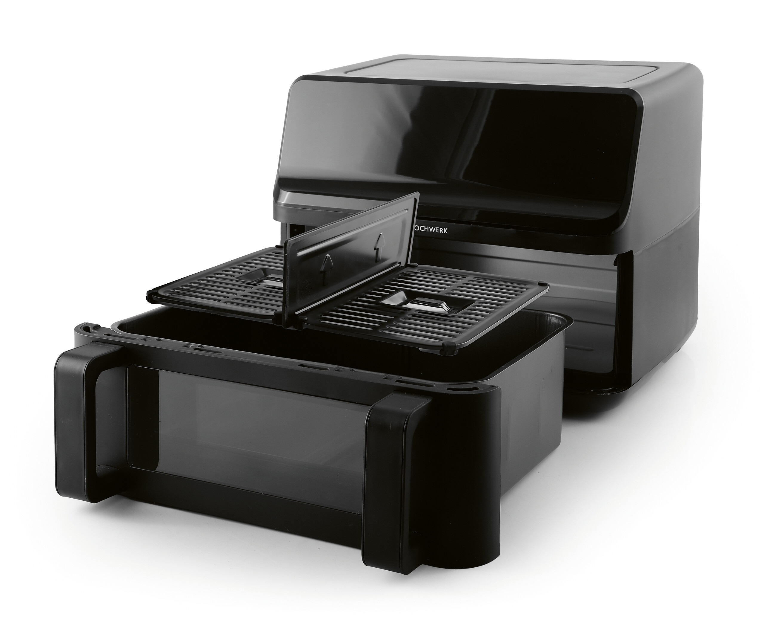 Rachs KOCHWERK Heißluftfritteuse 14349 schwarz Kunststoff B/H/L: ca. 37,5x38x30 cm ca. 9 l