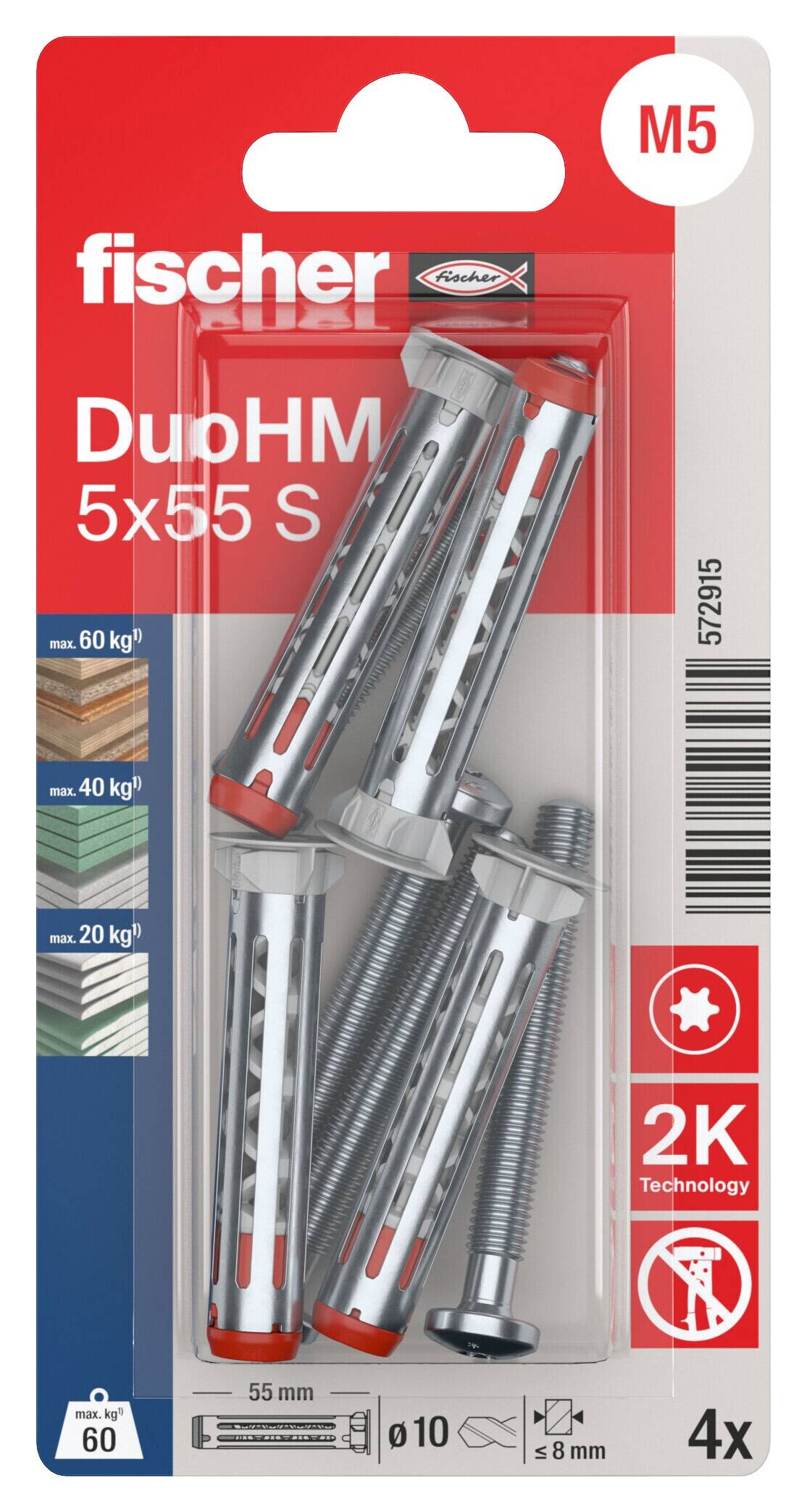 fischer Dübel- und Schraubenset